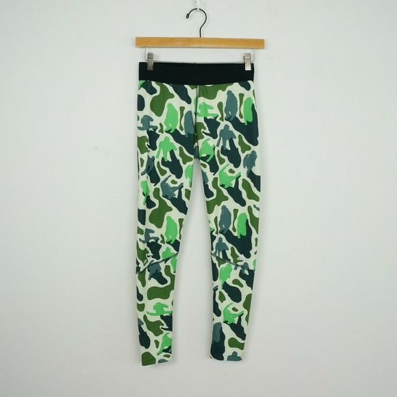 Adidas x N.E.R.D Leggings Techfit Green Camo - Picture 1 of 8